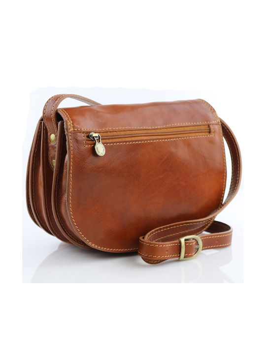 Passaggio Leather Women's Leather Shoulder Bag Tabac Brown