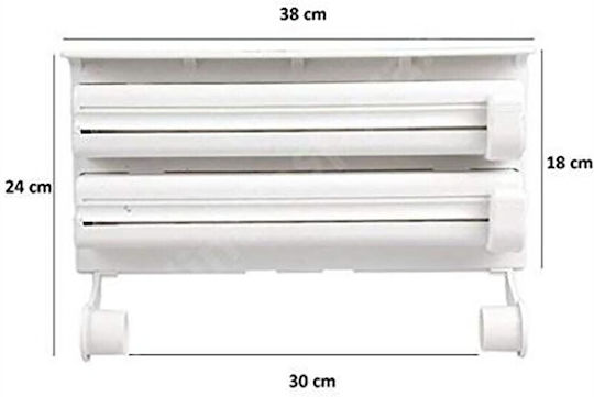 Rollenspender An der Wand montiert Transparent