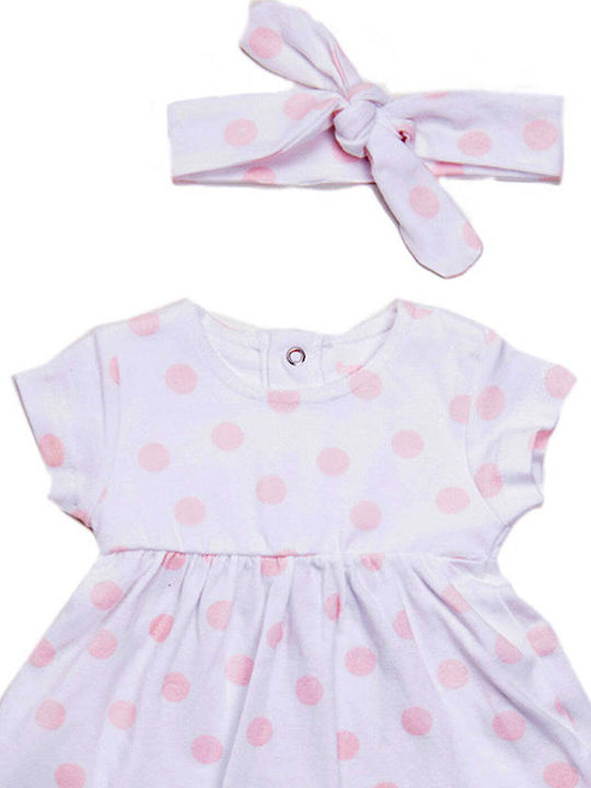 Babybol Kids Set with Shorts Summer 2pcs Pink