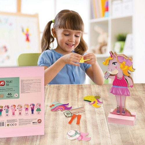 AS Magnetic Construction Toy Magnet Box Fantasy Dreams Dress-up for Children 3+ years+ Years