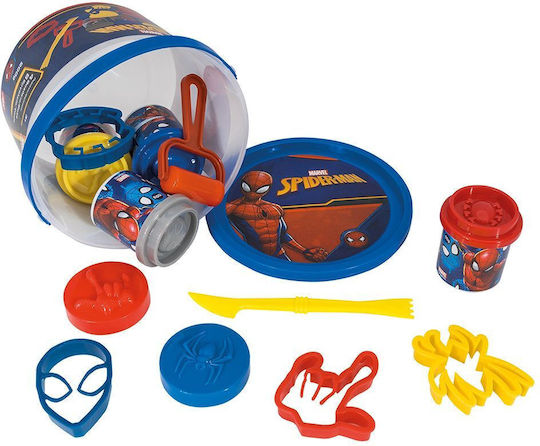 AS Πλαστελίνη - Παιχνίδι Marvel Spiderman Κουβαδάκι για 3+ Ετών, 4τμχ
