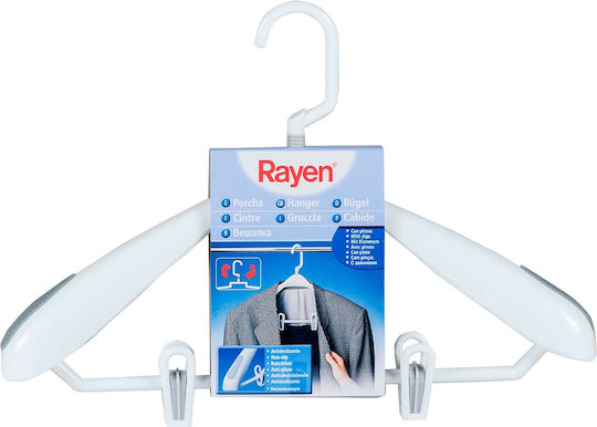 Rayen Schrankbügel für Hosen Kunststoff Weiß 2158 1Stück