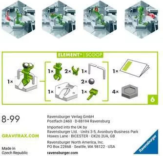 Ravensburger Element Scoop Εκπαιδευτικό Παιχνίδι Μηχανικής Gravitrax για 8+ Ετών