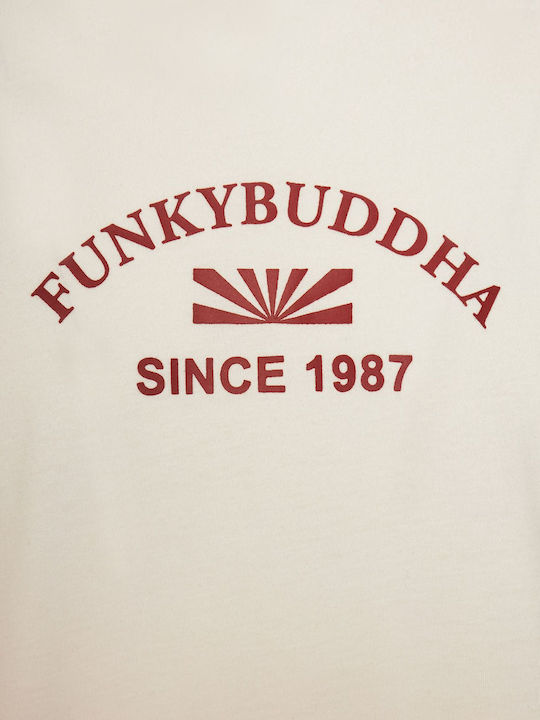 Funky Buddha Men's Short Sleeve T-shirt White