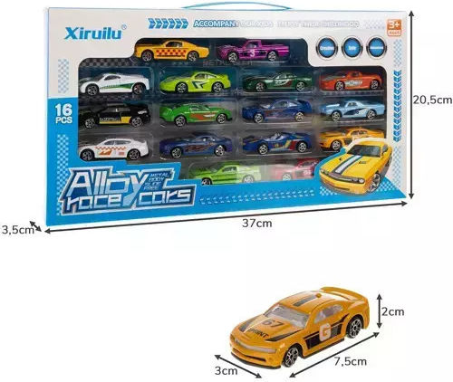 Kruzzel Pkw-Set 1:64 Für 3+ Jahre