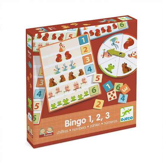 Djeco Eduludo Λότο Αριθμοί Educational Game Letters & Numbers for 5-7 Years Old