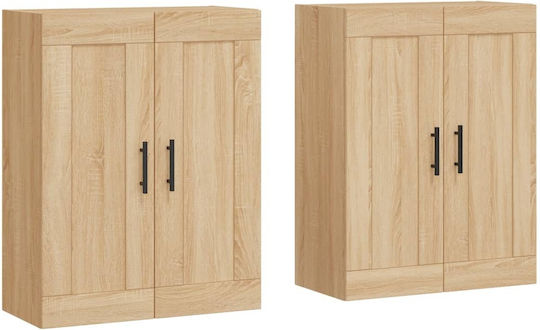 Wall Living Room Cabinet Made of Particle Board 69.5x34x90cm