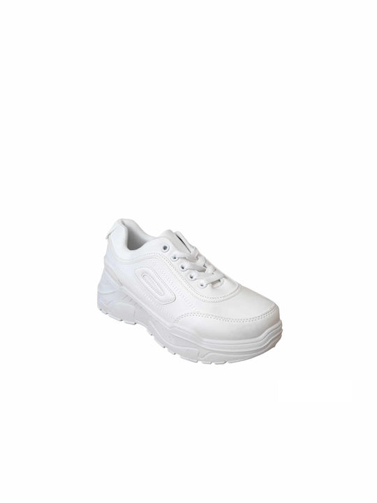 Alta Moda Femei Chunky Sneakers Albe