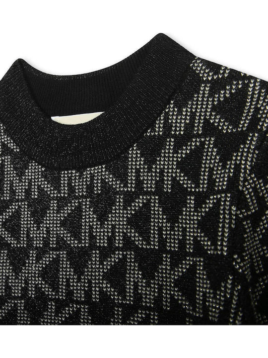Mädchenkleid Langärmelig Schwarz