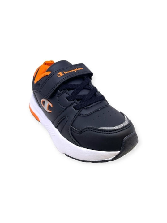 Champion Încălțăminte Sport pentru Copii talpa joasa Sneaker Rump Up Negre