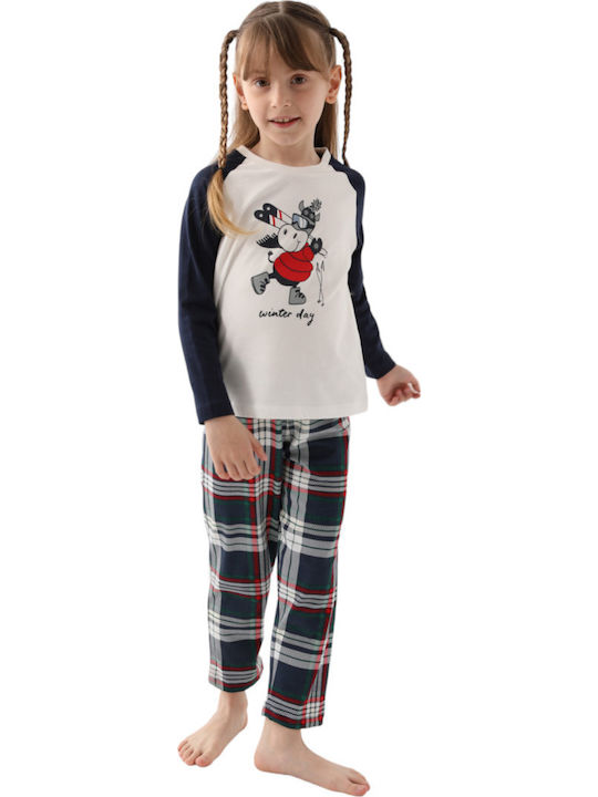 Arnetta Pijama pentru copii De iarnă Albă