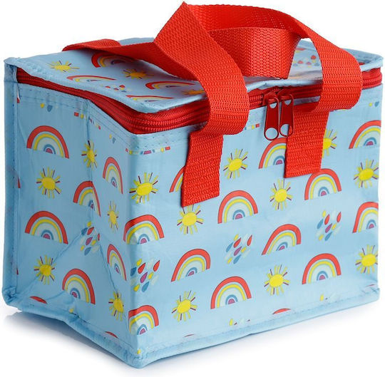Puckator School Insulated Hand Lunch Bag 3.5lt Light Blue 15 x 13 x 20.5cm