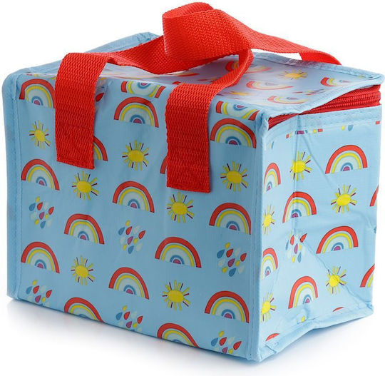 Puckator School Insulated Hand Lunch Bag 3.5lt Light Blue 15 x 13 x 20.5cm