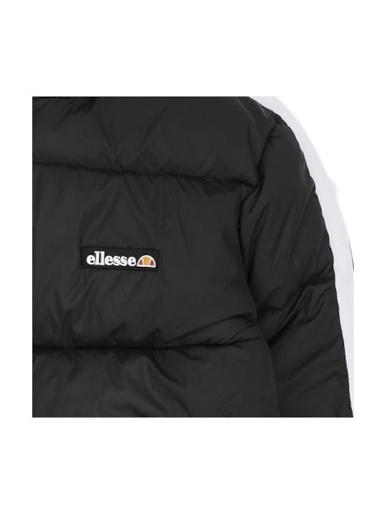 Ellesse Kinderjacke Kurz mit Kapuze Schwarz Padded