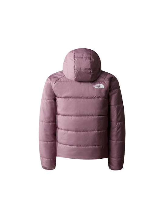 The North Face Gray Reversible Double Sided with Ηood