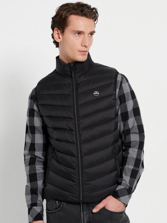 Sleeveless Jacket Puffer Black