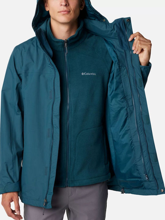 Mission Air Interchange Winter Jacket Waterproof and Windproof Green