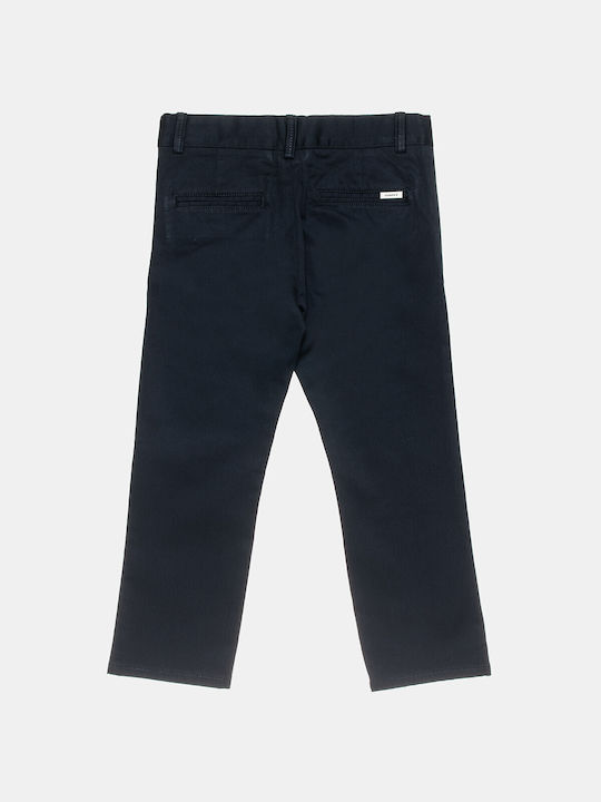 Alouette Boys Fabric Chino Trouser Navy Blue