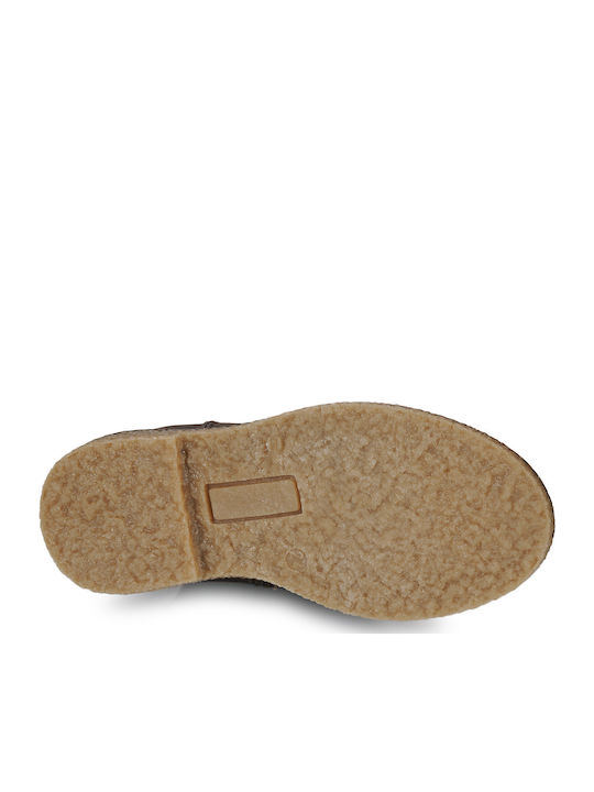 Kinderstiefel mit Reißverschluss Braun