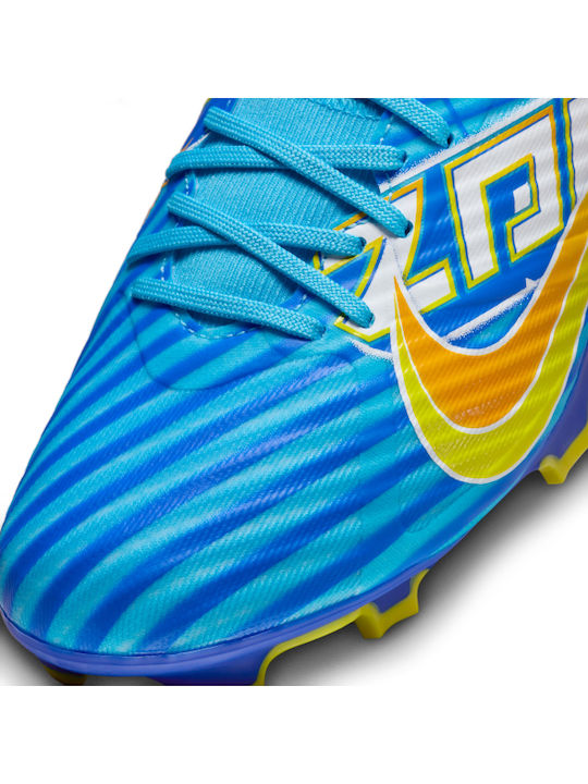 Nike Mercurial SuperFly 9 Academy Kylian Mbappé Football Shoes with Cleats Baltic Blue / White