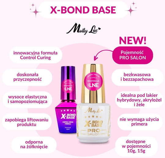 Molly Lac Grundierung für Gel-Nagellacke 15ml