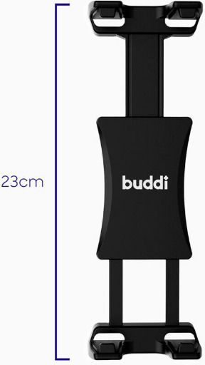 Buddi Car Mobile Mount with Adjustable Hooks Black