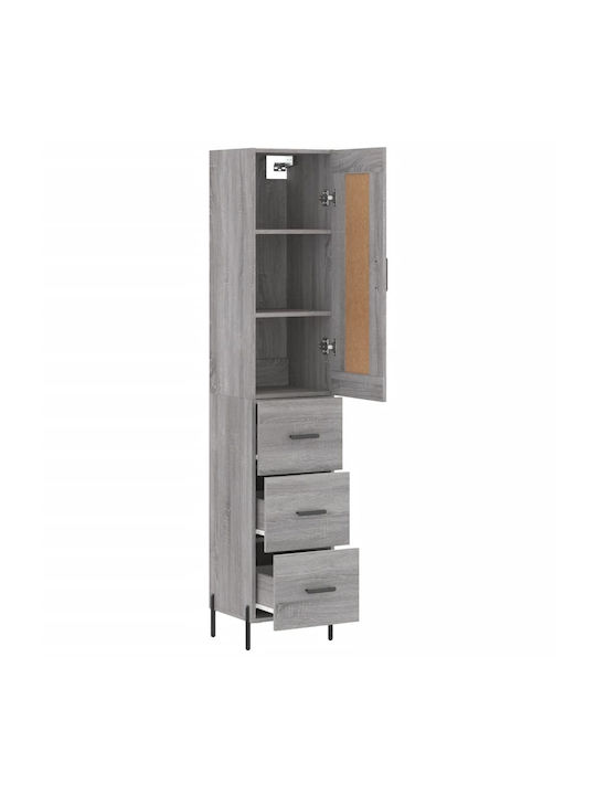 Schrank Boden Gray 34.5x34x180cm