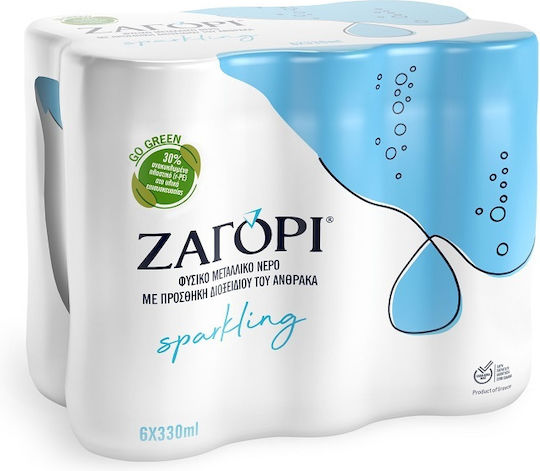 Zagori Minerale naturale Apă Sparkling 6x0.33lt