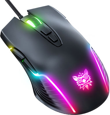 Onikuma CW905 RGB Gaming Mouse 6400 DPI Black