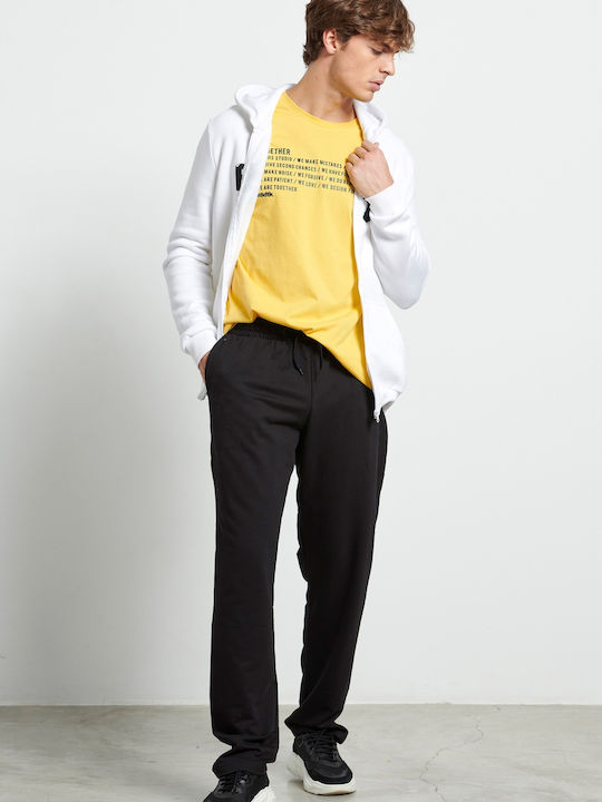 Sweatpants with Elastic Black