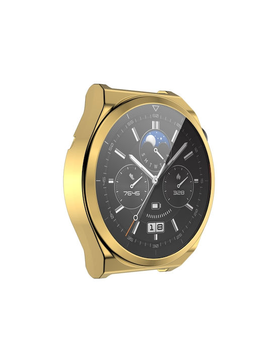 Cover Silicone Case in Gold color for Huawei Watch GT 3 Pro 43mm
