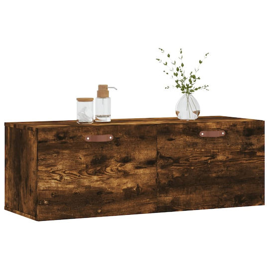 vidaXL Badezimmerschrank B100xT36.5xH35cm Eiche