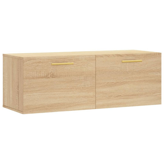 vidaXL Cabinet de baie L100xA36.5xÎ35cm Sonoma