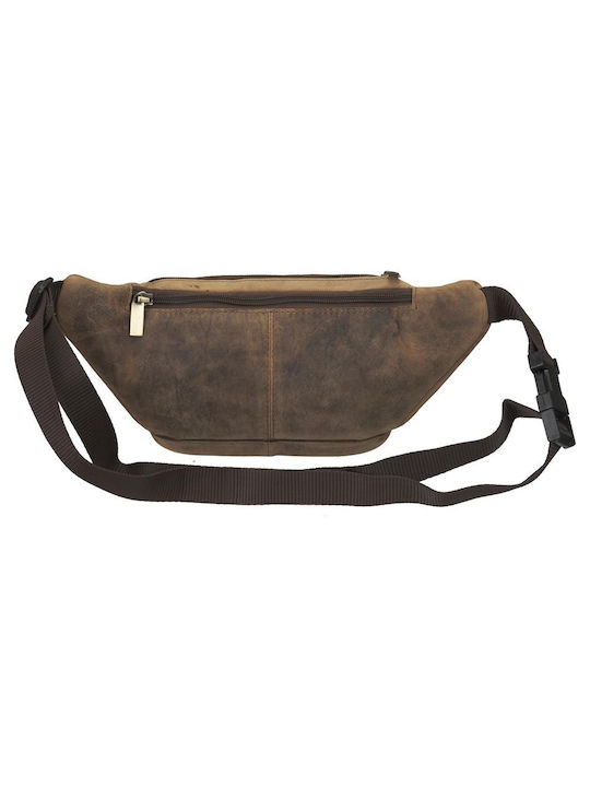 RCM Leather Waist Bag Brown