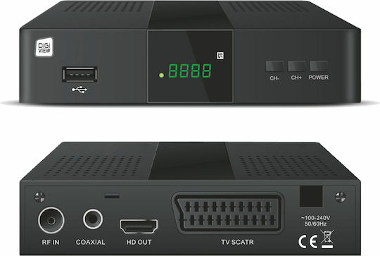 DiGiView BHT1402 BHT1402 Ψηφιακός Δέκτης Mpeg-4 HD (720p) Σύνδεση USB