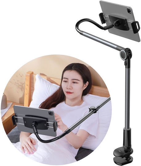 Tablet Stand with Extension Arm Until 12.9" Gray