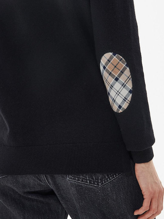 Pendle Damen Langärmeliges Wollrollkragenpullover Schwarz