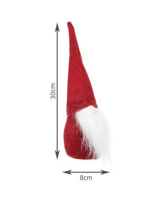 Iso Trade Weihnachtliche Kunststoff Figur Zwerge Rot Länge 8cm