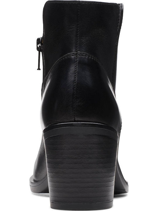 Lo Leder Stiefeletten Damen Schwarz