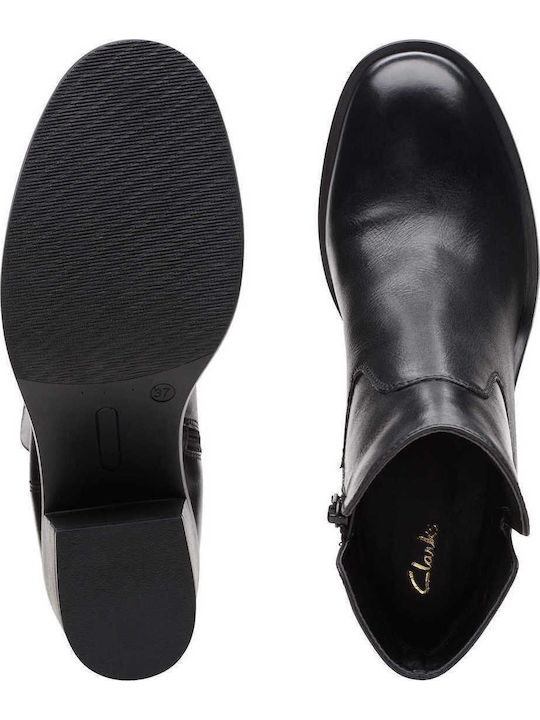 Lo Leder Stiefeletten Damen Schwarz