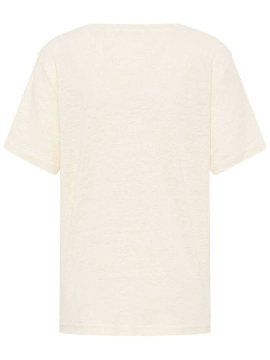 Дамско Аθληско T-shirt Бежово