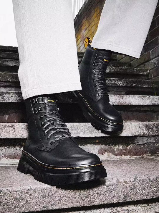 Tarik Leather Black Men's Boots