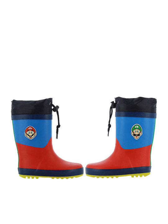 Παιδικές Γαλότσες Super Mario Twin Μπλε