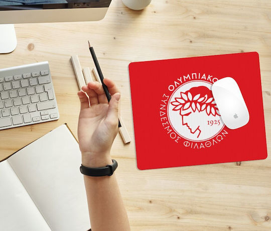 Koupakoupa Ολυμπιακός Mouse Pad (230mm) Γκρι KP_998_MOUSEPAD-RECT