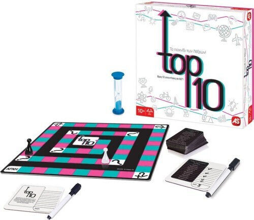 Настолна игра Top 10 за 2+ играчи 10+ години AS