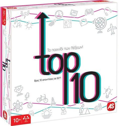Настолна игра Top 10 за 2+ играчи 10+ години AS