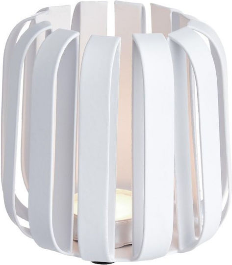 Butlers Metallic Lantern White