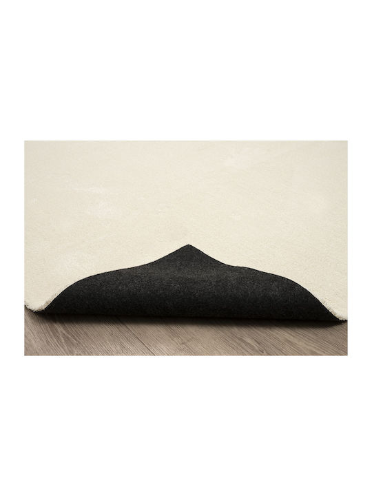 Newplan Velvet Carpet 66 Beige Width 80cm Cut-to-Measure