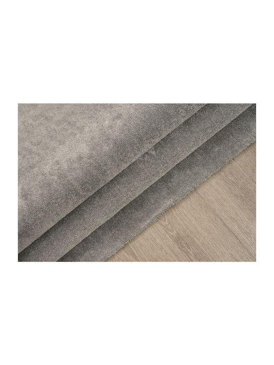 Newplan Velvet Carpet 60 Gray Width 80cm Cut-to-Measure