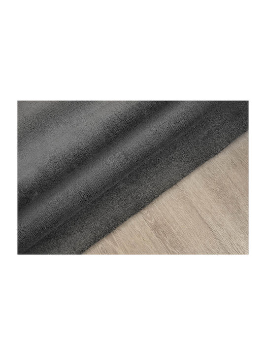Newplan Velvet Carpet 100 Gray Width 80cm Cut-to-Measure